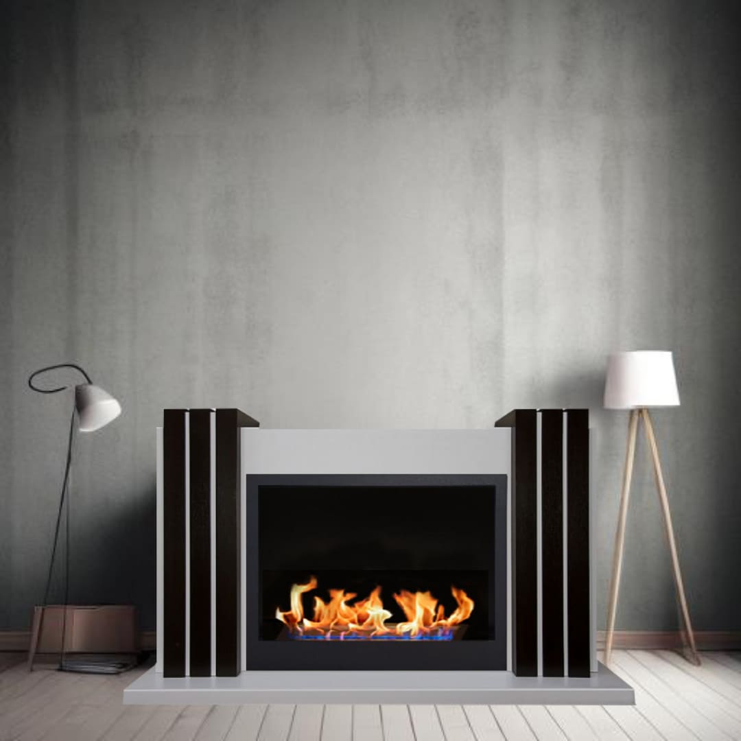 Биокамин в портале "Русский огонь" Манхэттен Нью с декоративным стеклом (стемалитом) по цене 89 000 руб.