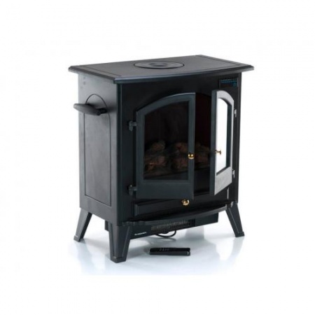 Электрокамин напольный Hampshire (черный)
