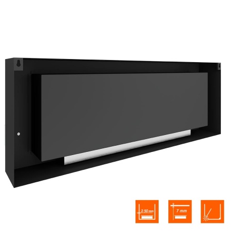 Биокамин SteelHeat WALL ONE 1200 LITE черный, стемалит Биокамин SteelHeat WALL ONE 1200 LITE черный, стемалит по цене 47 250 руб.