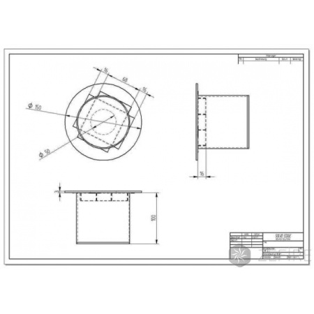 Круглый контейнер ZeFire 150 по цене 6 500 руб.