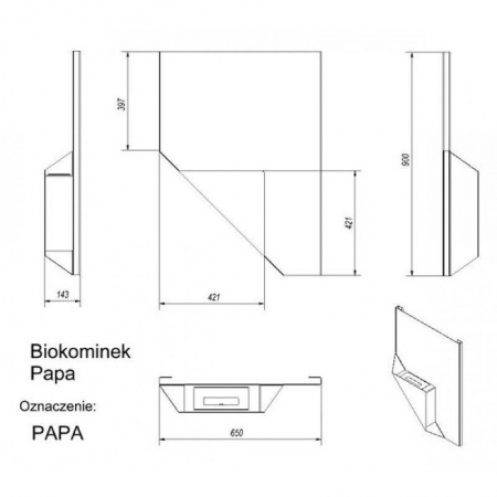 Биокамин Kratki PAPA MANHATTAN Биокамин Kratki PAPA MANHATTAN по цене