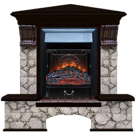 Бостон К Карелия угловой (венге)+Majestic Black