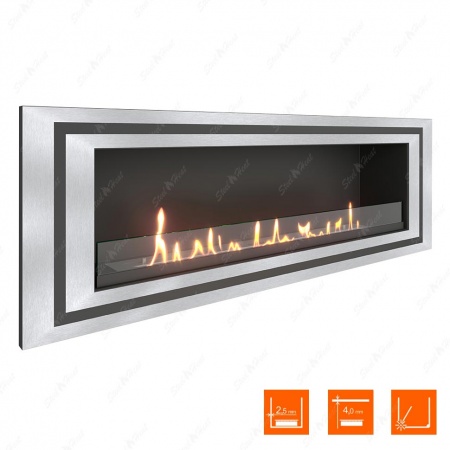 Биокамин SteelHeat LONG-D 1200 XL стекло Биокамин SteelHeat LONG-D 1200 XL стекло по цене 50 448 руб.
