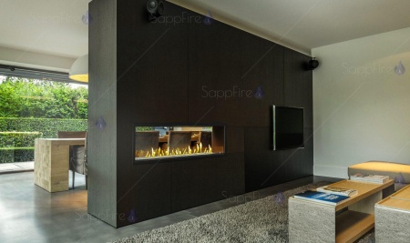 Встраиваемый биокамин / сквозной очаг 1100 (SappFire) по цене 53 200 руб.