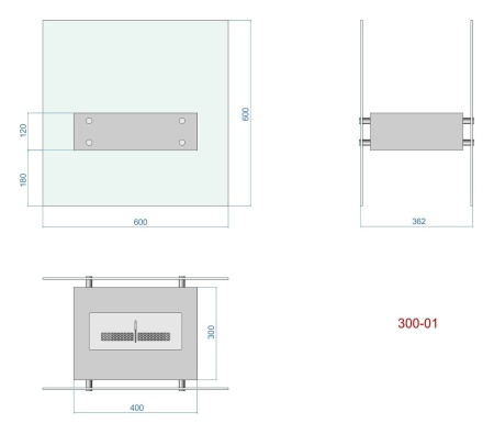 Напольный биокамин Lux Fire "Консул 1" 600 по цене 40 590 руб.