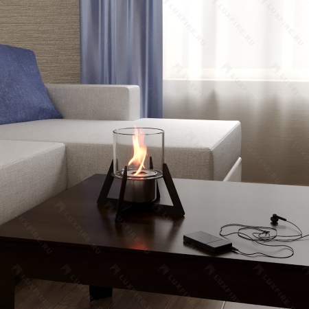 Настольный биокамин Lux Fire "Альфа" (черный) Настольный биокамин Lux Fire "Альфа" (черный) по цене 9 922 руб.