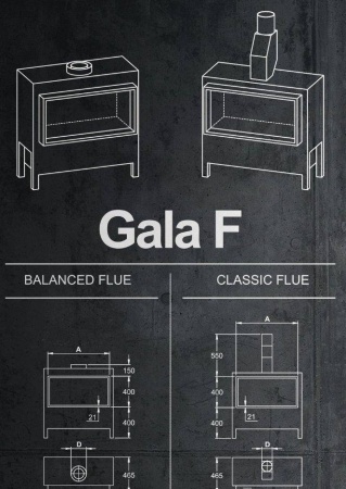 Газовая топка Vero Design GA 1 F 
Газовая топка Vero Design GA 1 F