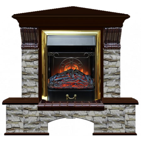 Бостон К Алтай угловой (дуб)+Majestic Brass