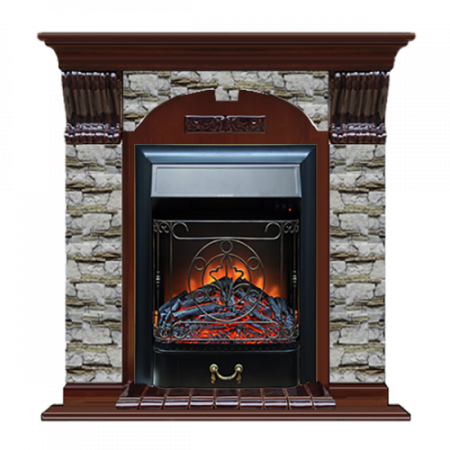 Арочный Алтай (красное дерево)+Majestic Black Арочный Алтай (красное дерево)+Majestic Black