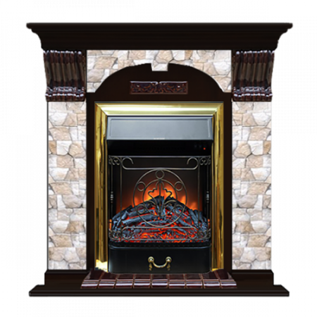 Арочный Арбат (венге)+Majestic Brass