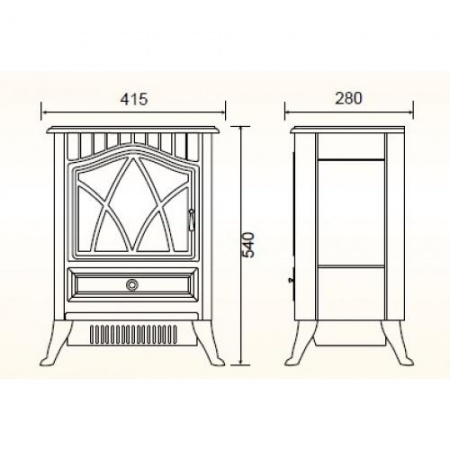 Электрокамин EFP/F - 110 Электрокамин EFP/F - 110